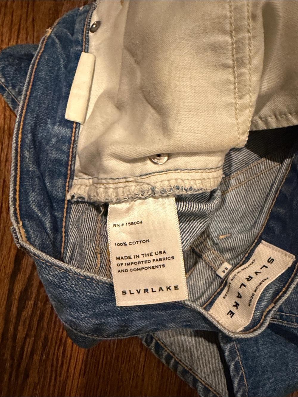 SLVRLAKE WalkerHigh-Rise Denim Shorts - sweet memory - Picture 9 of 15